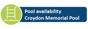 Pool availability Croydon Memorial Pool